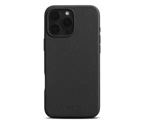 Woolnut Leather Case ochranný kryt pro Apple iPhone 16 Pro Max černá
