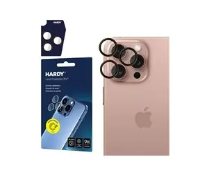 3mk Hardy Lens Protection Pro skla na fotoaparát pro Apple iPhone 16 Pro/16 Pro Max Brown
