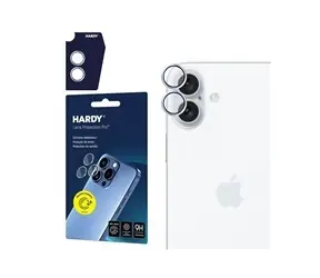 3mk Hardy Lens Protection Pro skla na fotoaparát pro Apple iPhone 16/16 Plus Silver