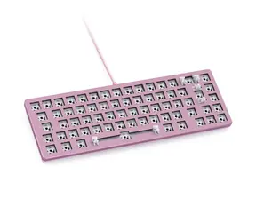 Glorious GMMK 2 Compact barebone ISO růžová / herní 65% TKL / bez spínačů / USB-C / ISO layout / RGB / 1.8m