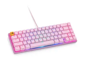 Glorious GMMK 2 Compact - Fox Linear ANSI růžová / herní 65% TKL / USB-C / ANSI (US) layout / Fox Linear / RGB / 1.8m