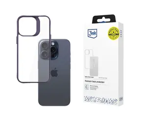 3mk Satin Armor Case+ zadní kryt pro Apple iPhone 15 Pro Max fialová