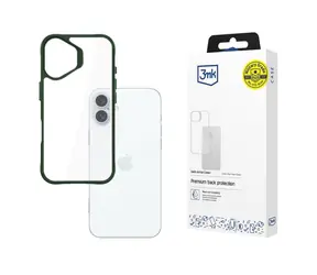 3mk Satin Armor Case+ zadní kryt pro Apple iPhone 16 Plus zelená