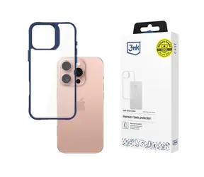 3mk Satin Armor Case+ zadní kryt pro Apple iPhone 16 Pro modrá