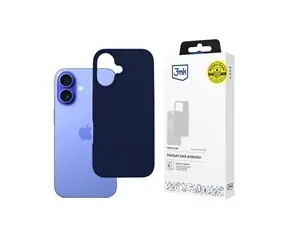 3mk Silicone Case zadní kryt pro Apple iPhone 16 Pro Max tmavě modrá