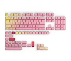 Glorious vyměnitelné klávesy GPBT Forge (ANSI US) - Pink Grapefruit / PBT / 143 ks / ANSI US layout / Cherry MX(+) 