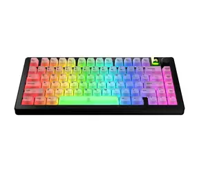 Glorious vyměnitelné klávesy Polychroma V2 RGB (ANSI US) - transparentní / Polykarbonát / 131 ks / ANSI US layout 