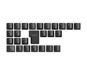 Glorious vyměnitelné klávesy GMMK ABS Doubleshot V2 (ISO DE) černá / ABS / 26 ks / ISO DE layout / Cherry MX(+) 
