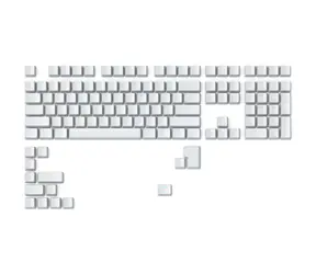 Glorious vyměnitelné klávesy GMMK ABS Doubleshot V2 Base Kit (ANSI US) bílá / ABS / 123 ks / ANSI US / Cherry MX(+) 