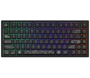 Dark Project ALU81A Terra Nova Wireless černá / herní klávesnice / mehanická / spínače g3ms Moonstone / RGB / BT & 2.4GH