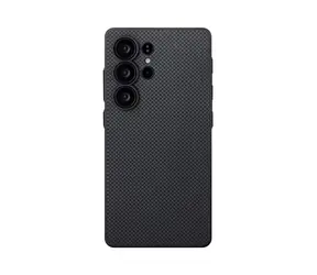 Pitaka PIN Button Case ochranný kryt pro Samsung Galaxy S25 Ultra Black/Grey Plain