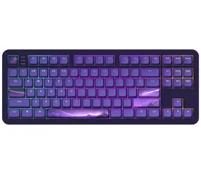 Dark Project ALU87B Celestial / herní klávesnice / mechanická / spínače g3ms Voidstone / RGB / USB / 1.8m