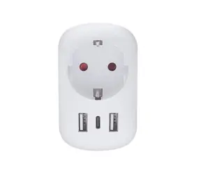 Solight PA03USA Cestovní adaptér USA USB A+C pro použití ve Spojených státech / typ B