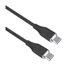 Solight SSC17005-S Kabel USB-C 3.1 (M) - USB-C 3.1 (M) 0.5m černá / silikon