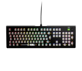 Glorious GMMK 3 Pro 100% barebone ISO černá / herní 100% / USB-C / bez spínačů / ISO layout / RGB / 1.4m