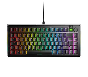 Glorious GMMK 3 Pro 75% - Fox Linear (ISO DE) černá / herní 75% TKL / USB-C / ISO (DE) layout / Fox Linear / RGB / 1.4m