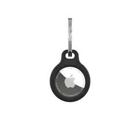 FIXED Silikonové pouzdro silky pro Apple AirTag černé