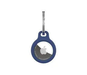 FIXED Silikonové pouzdro silky pro Apple AirTag modré