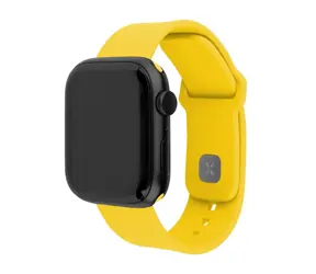 FIXED Set silikonových řemínků Silicone Sporty Strap pro Apple Watch 38/40/41mm žlutý