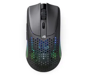 Glorious Model O 2 Wireless černá / herní  bezdrátová myš / 26000 DPI / BT + 2.4GHz dongle / 6 tlačítek / RGB