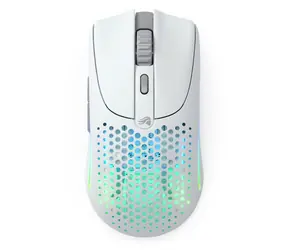 Glorious Model O 2 Wireless bílá / herní  bezdrátová myš / 26000 DPI / BT + 2.4GHz dongle / 6 tlačítek / RGB
