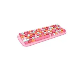 Rozbaleno - MOFII Candy BT růžová / Bezdrátová klávesnice / Bluetooth / US Layout / 2x AAA / rozbaleno