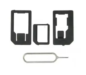 Aligator Adaptér pro nano a microSIM karty + jehla na vyjmutí SIM karty