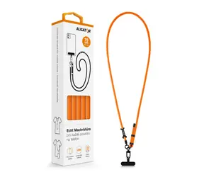 Aligator Echt Machršňůra / univerzální šňůrka pro mobilní telefon / neonově oranžová