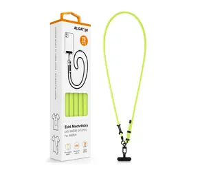 Aligator Echt Machršňůra / univerzální šňůrka pro mobilní telefon / neonově zelená