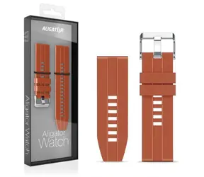 Aligator Náhradní silikonový řemínek pro Watch Pro a Watch Pro X 22mm / cihlový