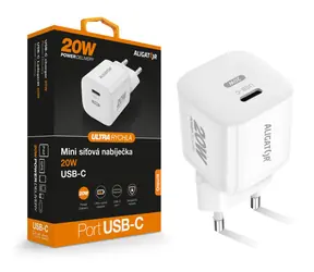 Aligator Rychlá nabíječka Mini / PD 20W USB-C / bílá