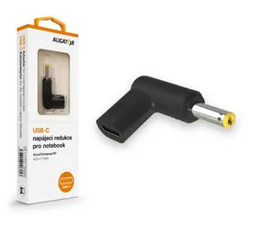 Aligator USB-C napájecí redukce 4.8 x 1.7 mm pro notebooky Asus/Compaq/HP