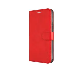 FIXED Pouzdro typu kniha Opus pro Apple iPhone 16e červené