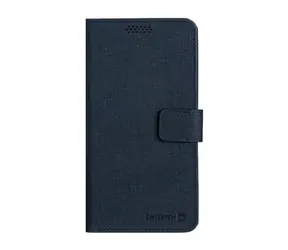 SWISSTEN LIBRO UNI BOOK II pouzdro L tmavě-modrá / 150 x 71 mm