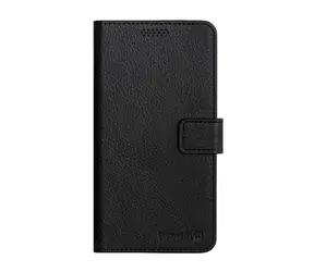 SWISSTEN LIBRO UNI BOOK II pouzdro XXL černá koženka / 170 x 83 mm