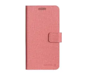 SWISSTEN LIBRO UNI BOOK II pouzdro XXL růžová / 170 x 83 mm