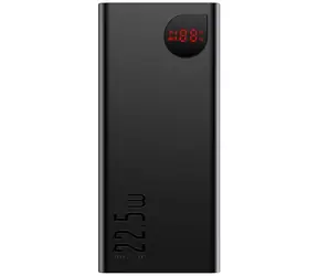 Baseus Adaman Powerbanka 40000mAh 22.5W černá / 3x USB-A / micro USB / USB-C