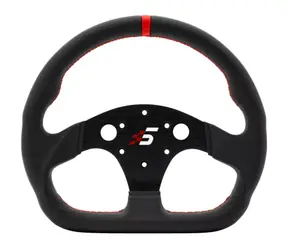Simagic P-325D Věnec volantu (K) / 325 mm / CNC hliník a kůže 