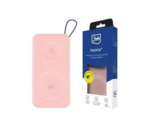 3mk PastelUp 10000mAh růžová / Powerbank / 22.5W / 1x USB-A / 1x USB-C 