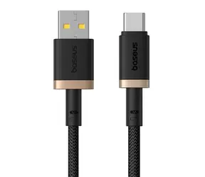 Baseus Dura (P10377802U01-00) Rychlonabíjecí kabel USB-A/USB-C 60W 1m černo-zlatá