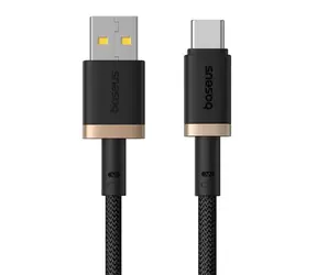 Baseus Dura (P10377802U01-02) Rychlonabíjecí kabel USB-A/USB-C 60W 2m černo-zlatá