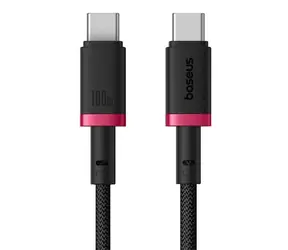 Baseus Dura (P10377803U01-03) Rychlonabíjecí kabel USB-C/USB-C 100W 2m červeno-černá