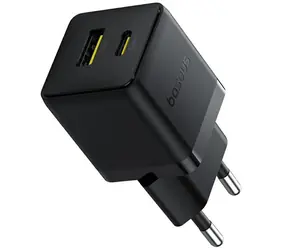 Baseus Palm (P10111608113-00) 20W Duální USB rychlonabíječka černá / 1xUSB-A / 1xUSB-C / PD / QC