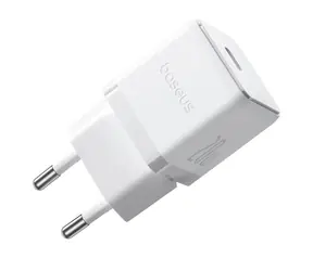 Baseus Palm (P10111602213-00) 20W USB-C rychlonabíječka bílá / 1xUSB-C / PD / QC