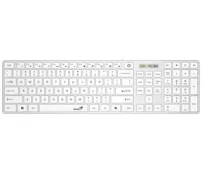 GENIUS Slimstar 126 bílá / Drátová / Copilot / USB / CZ+SK layout