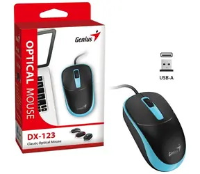 Genius DX-123 černo-modrá / drátová / 1200 dpi / USB