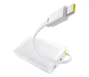 Baseus Bipow 2 10000mAh 20W bílá / Powerbanka / USB-A / USB-C