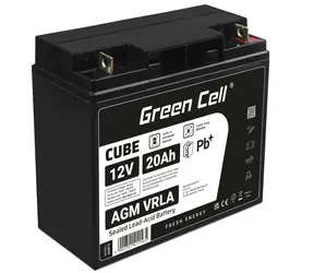Green Cell VRLA AGM 12V | 6A | 20Ah