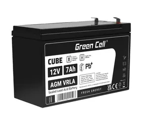 Green Cell VRLA AGM 12V | 2.1A | 7Ah