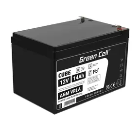 Green Cell VRLA AGM 12V | 4.2A / zabezpečovací | solární | protipožární systémy